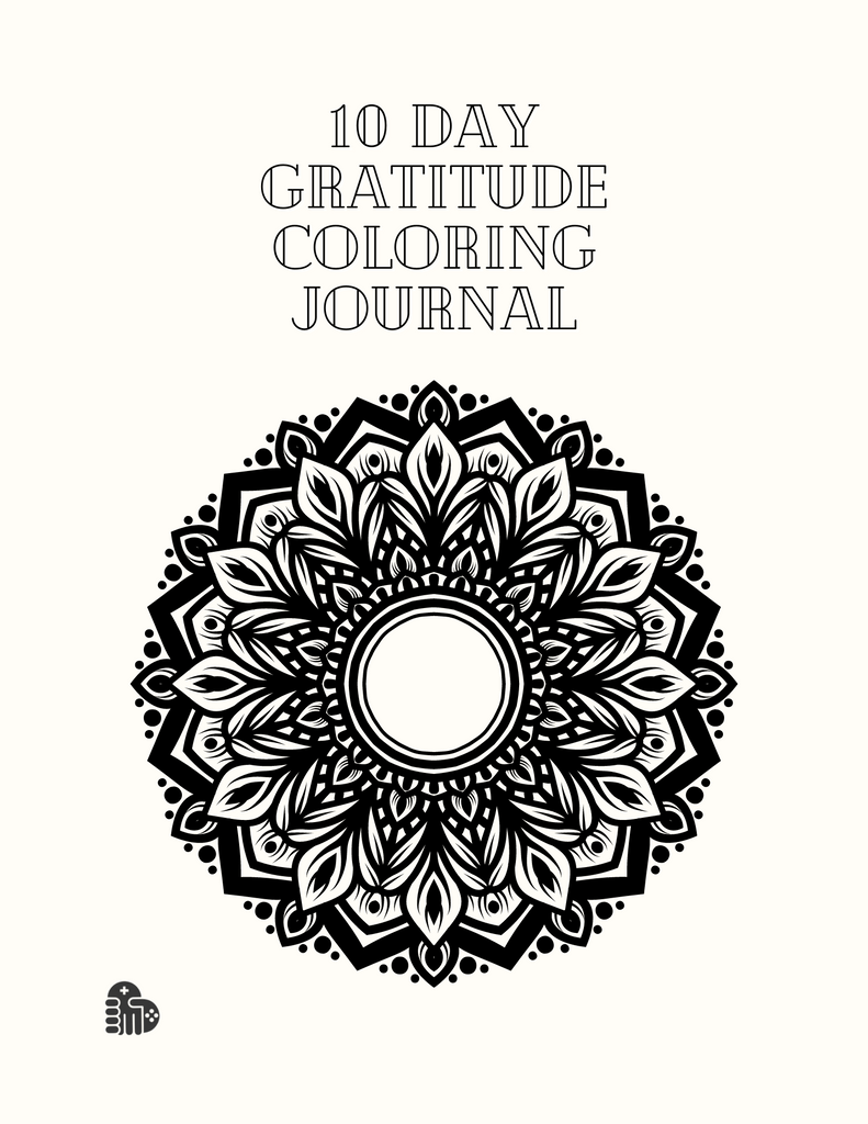 10 Days of Gratitude Coloring Journal